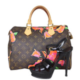 Louis Vuitton Speedy 30 Monogram Roses Limited Edition Shoe
