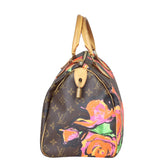 Louis Vuitton Speedy 30 Monogram Roses Limited Edition Side
