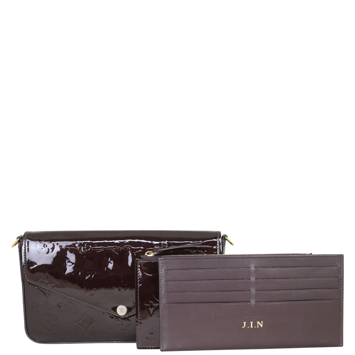 Louis Vuitton Felice Pochette Monogram Vernis Front
