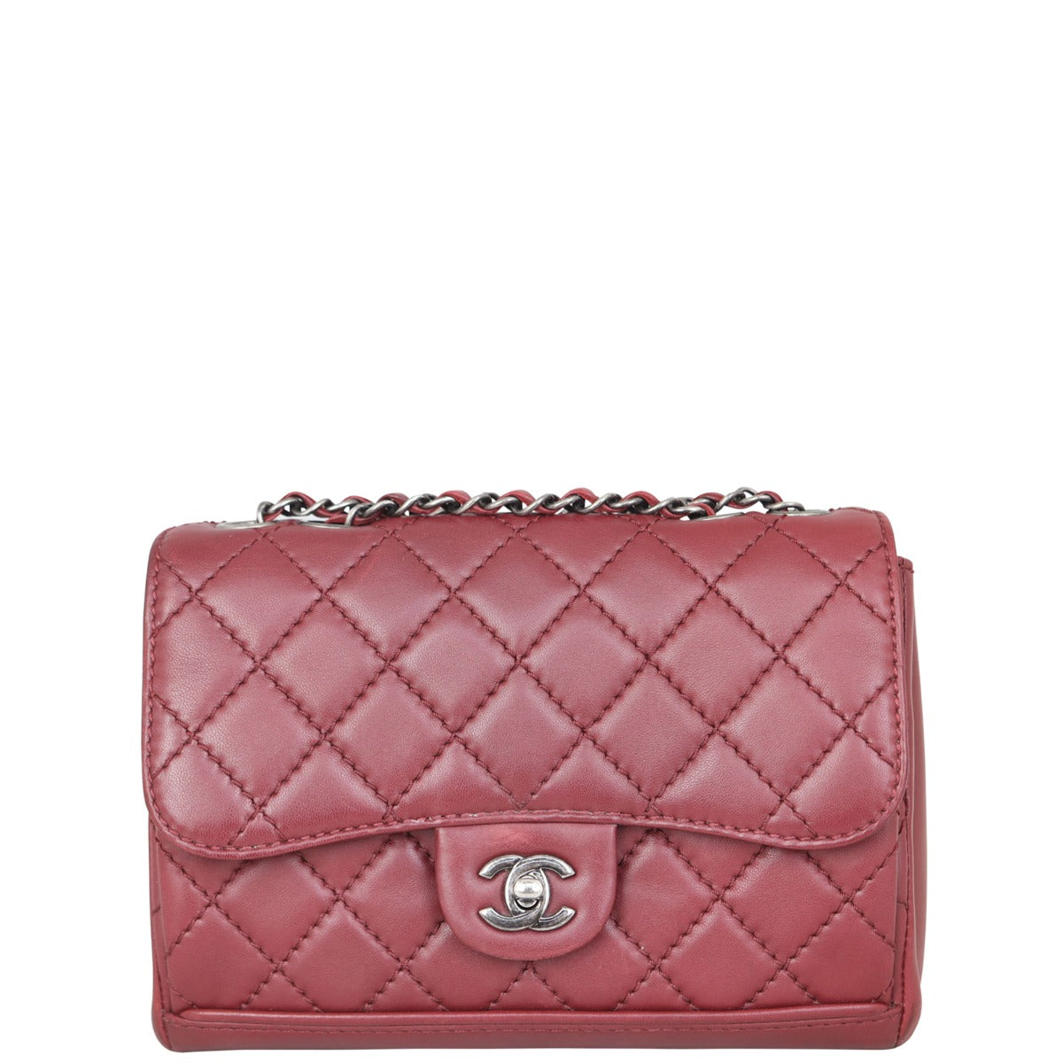 Chanel CC Quilted Flap Bag Front
