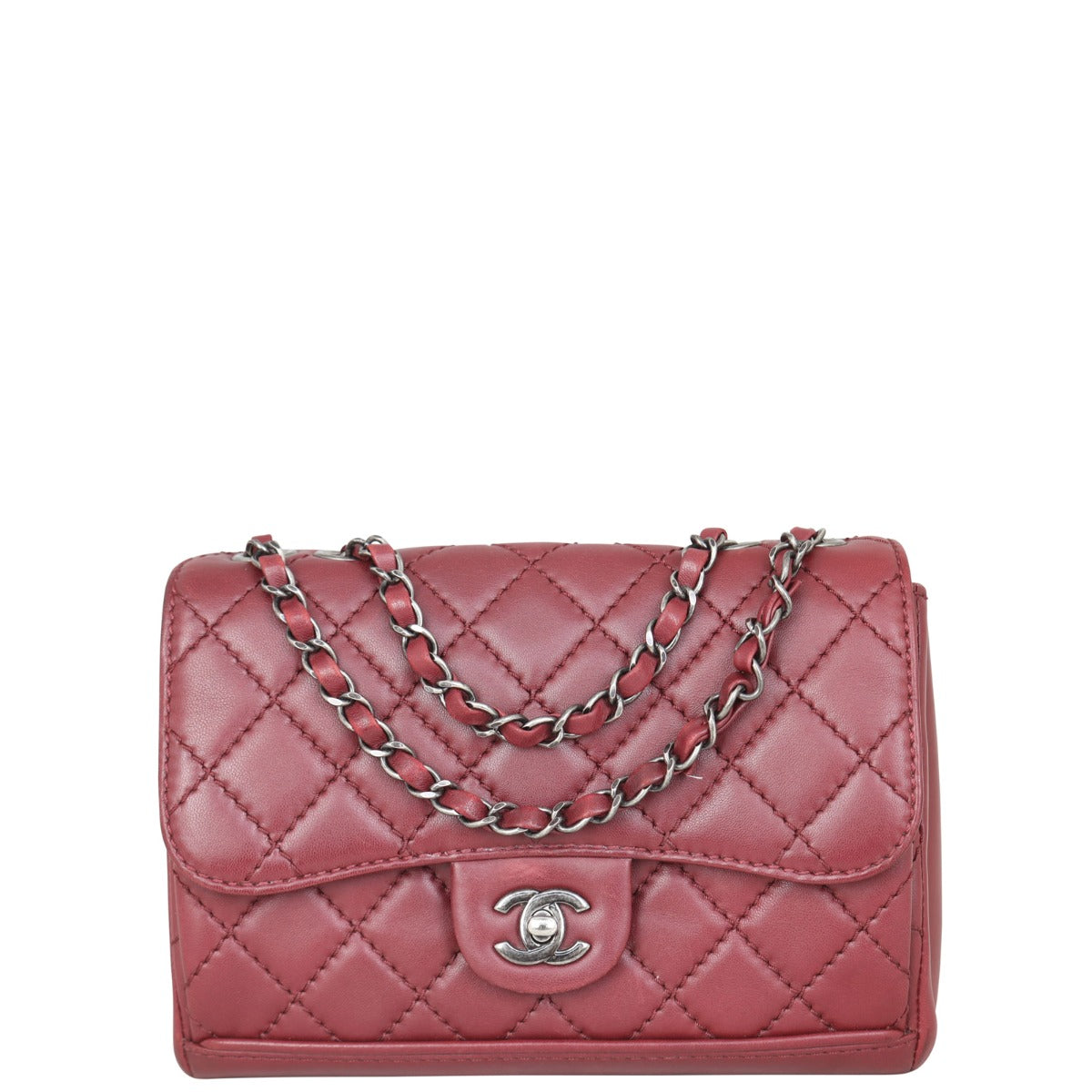 Chanel CC Quilted Flap Bag Front
