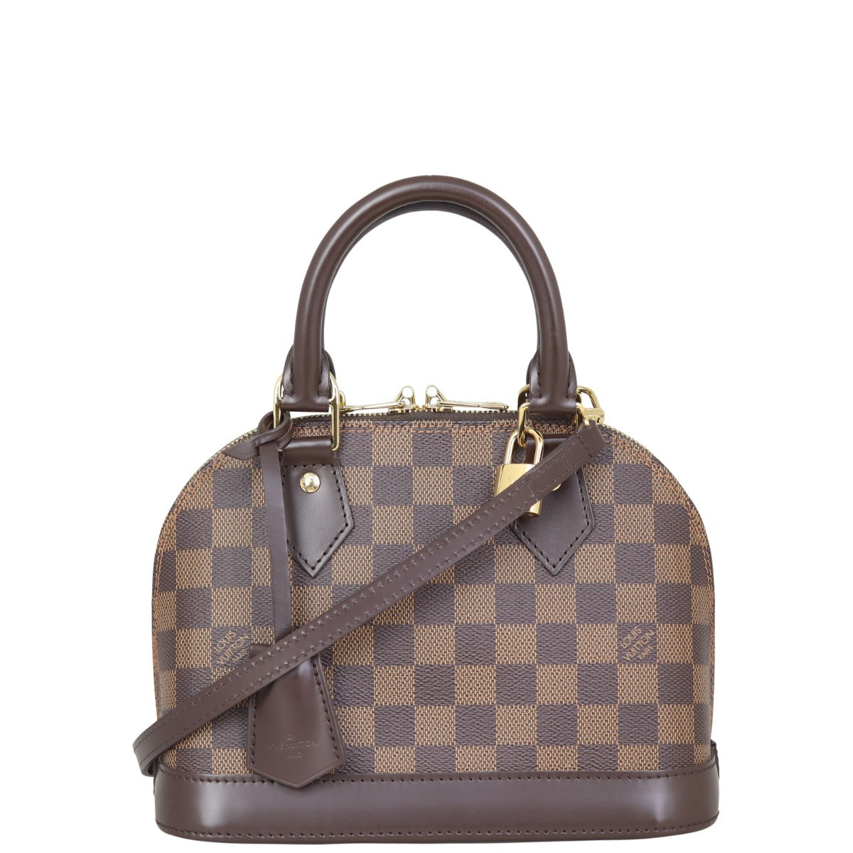 Louis Vuitton Alma BB Damier Ebene Front
