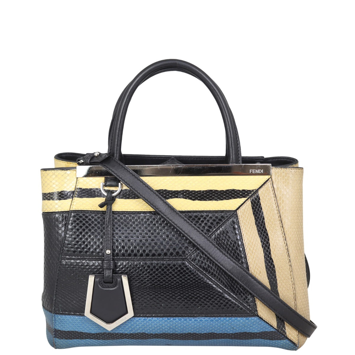 Fendi 2Jours Small Watersnake Front

