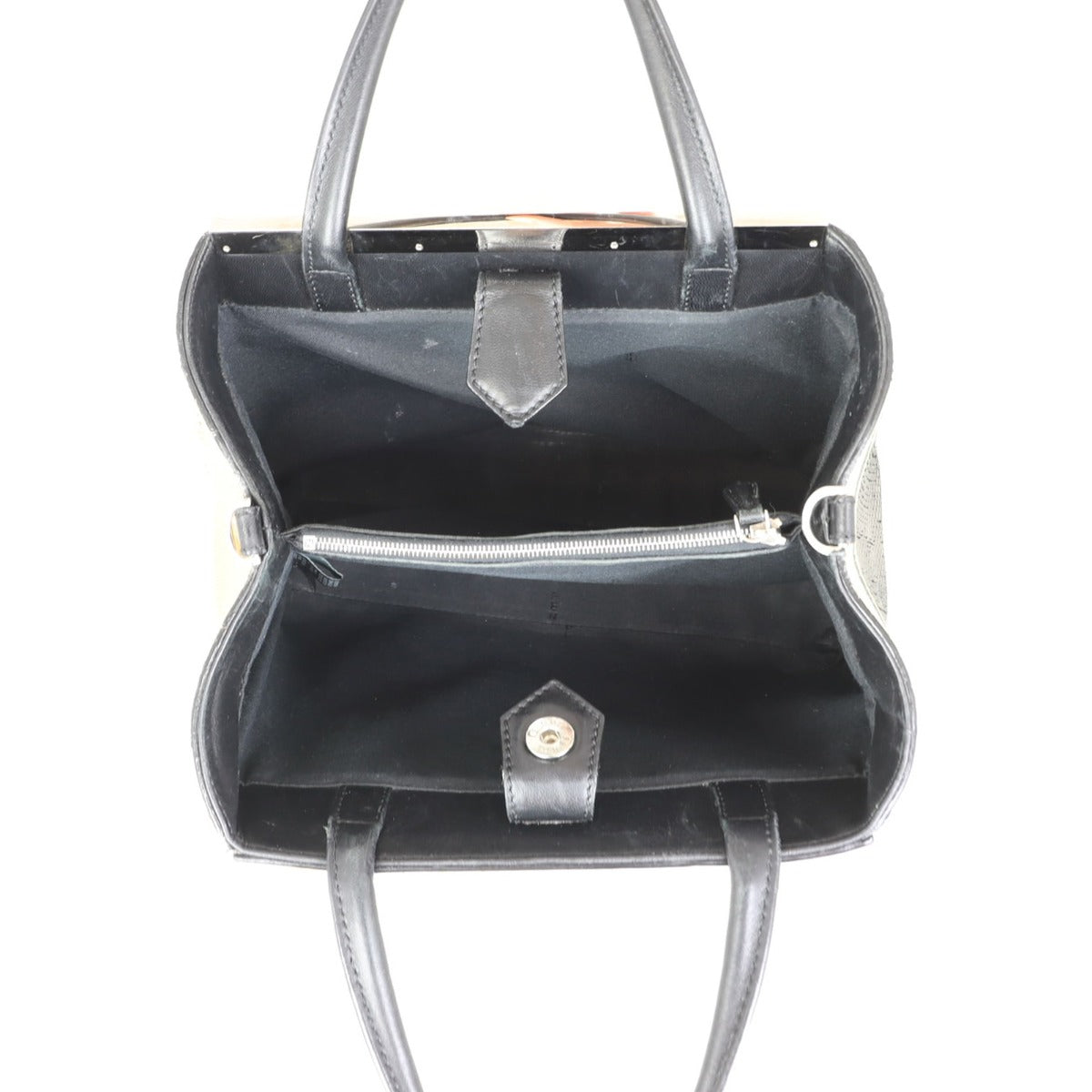 Fendi 2Jours Small Watersnake Whole interior
