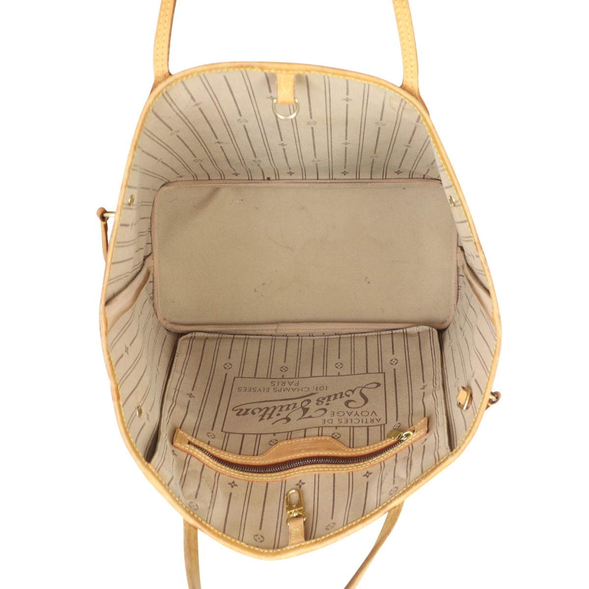 Louis Vuitton Neverfull MM Monogram Whole interior
