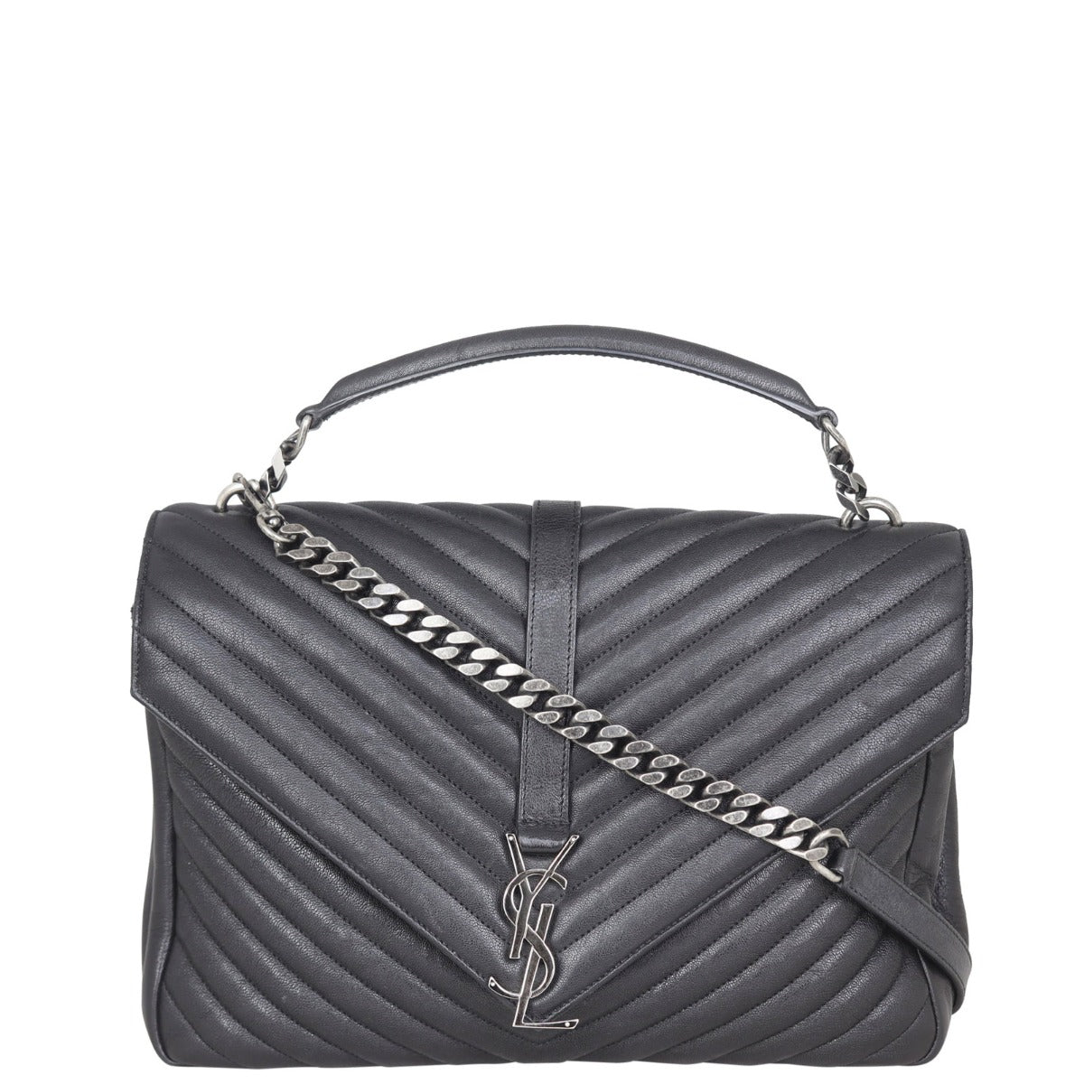 Saint Laurent College Large front strap