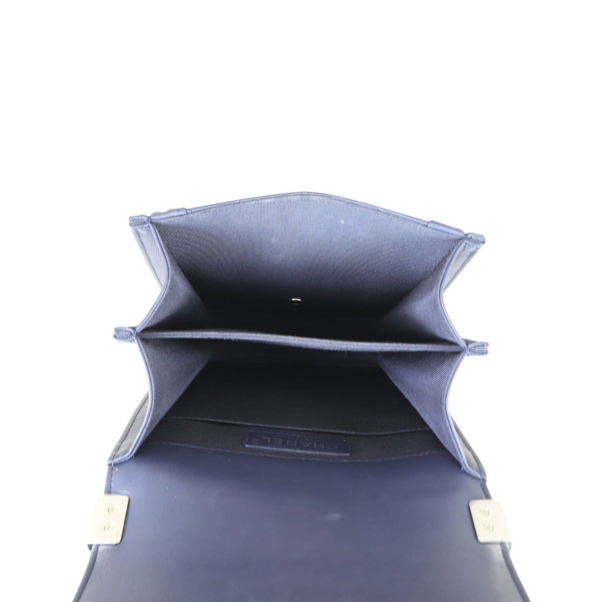 Chanel North South Boy Bag Interior