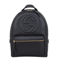 Gucci Soho Leather Chain Backpack Front
