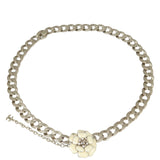 Chanel Camellia Chain Belt Front
