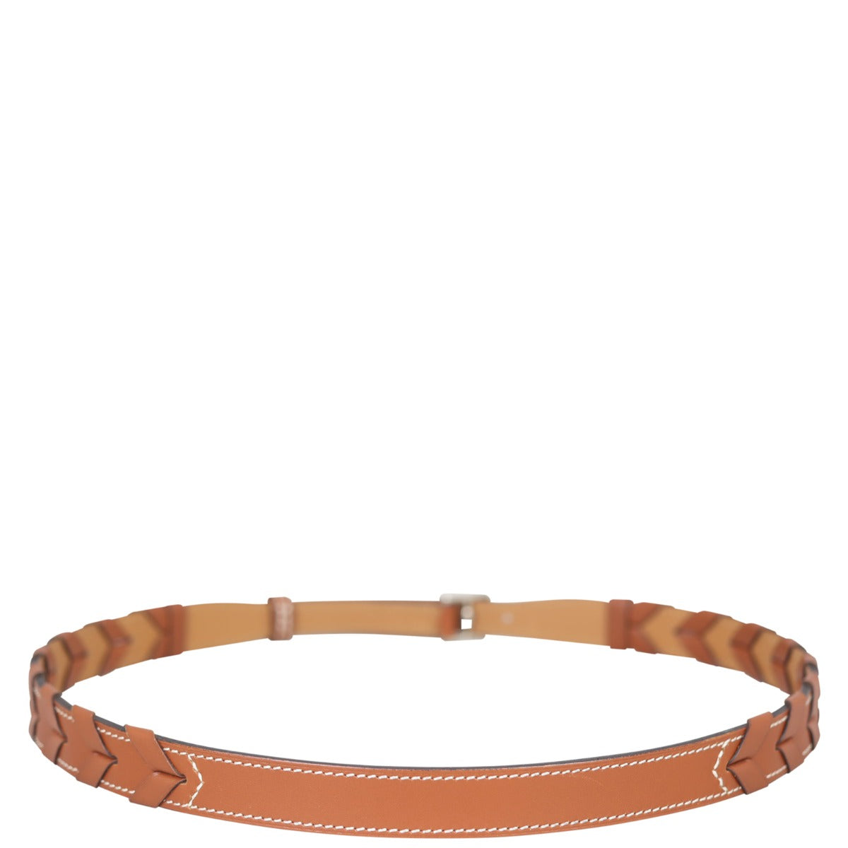 Hermes Braided Leather Belt Back
