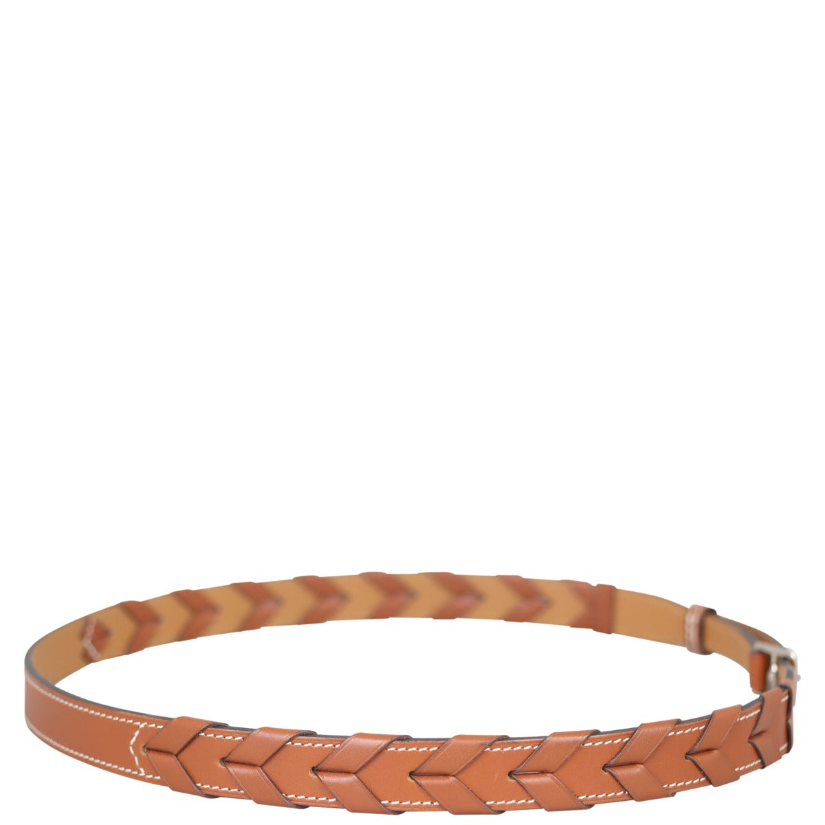 Hermes Braided Leather Belt Right Side
