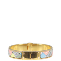 Hermes Hinged Enamel Bracelet Back
