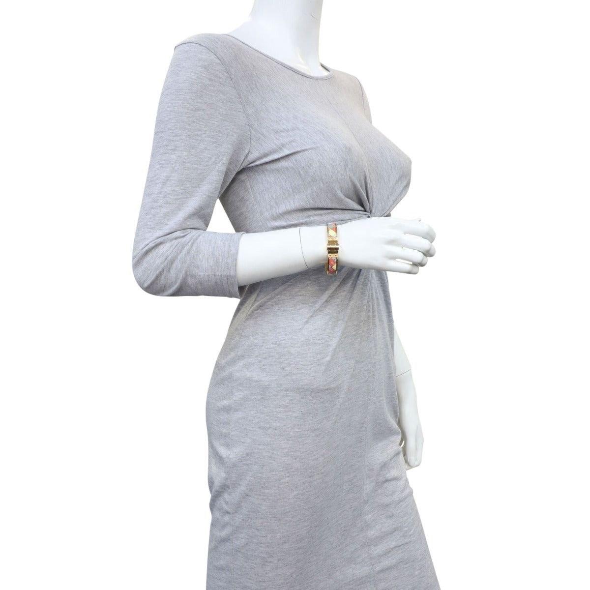 Hermes Hinged Enamel Bracelet Mannequin
