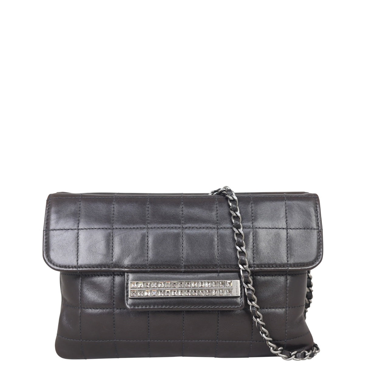 Chanel Chocolate Bar Shoulder Bag Front
