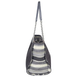 Chanel Deauville Small Tote Side