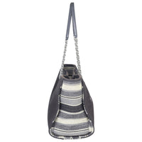 Chanel Deauville Small Tote Side