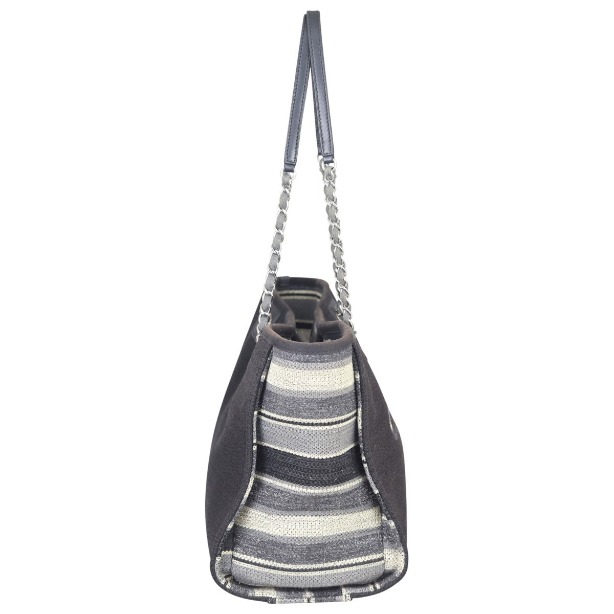 Chanel Deauville Small Tote Side