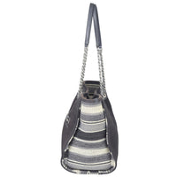 Chanel Deauville Small Tote Side
