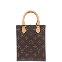 Louis Vuitton Petit Sac Plat Monogram Front