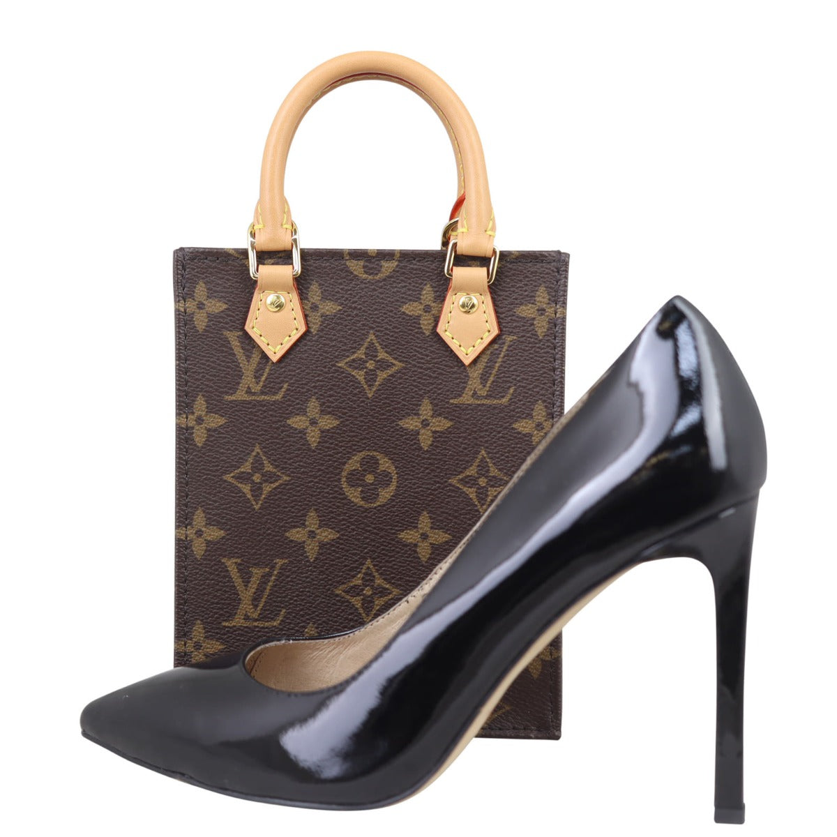 Louis Vuitton Petit Sac Plat Monogram Shoe