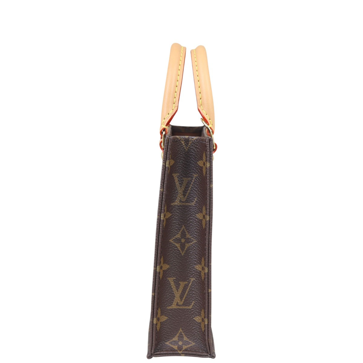 Louis Vuitton Petit Sac Plat Monogram Side