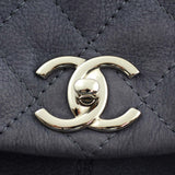 Chanel Suede Flap Bag CC