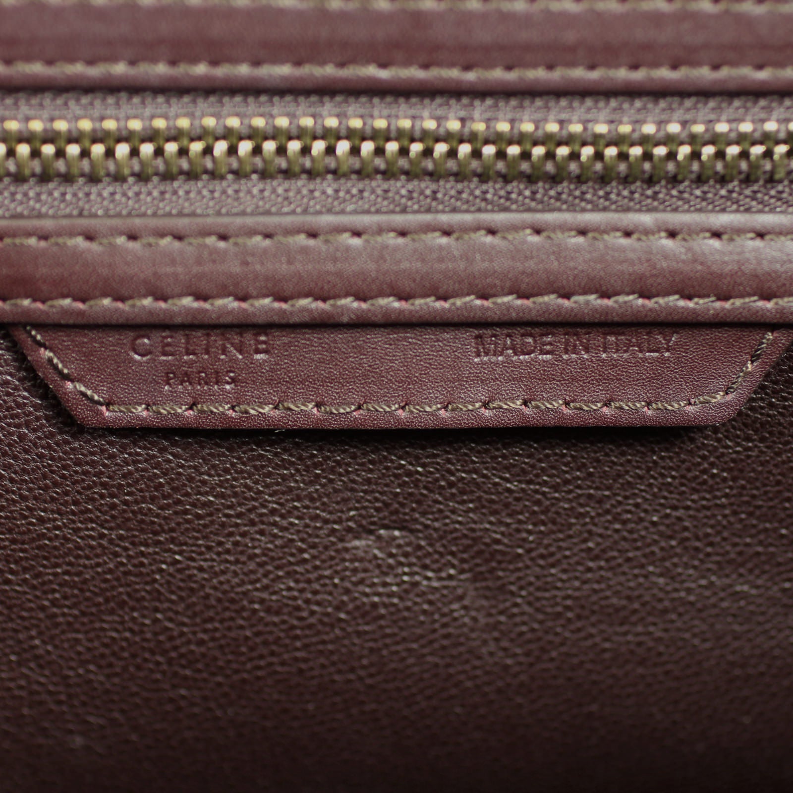 Celine Luggage Tote Mini Inside Stamp