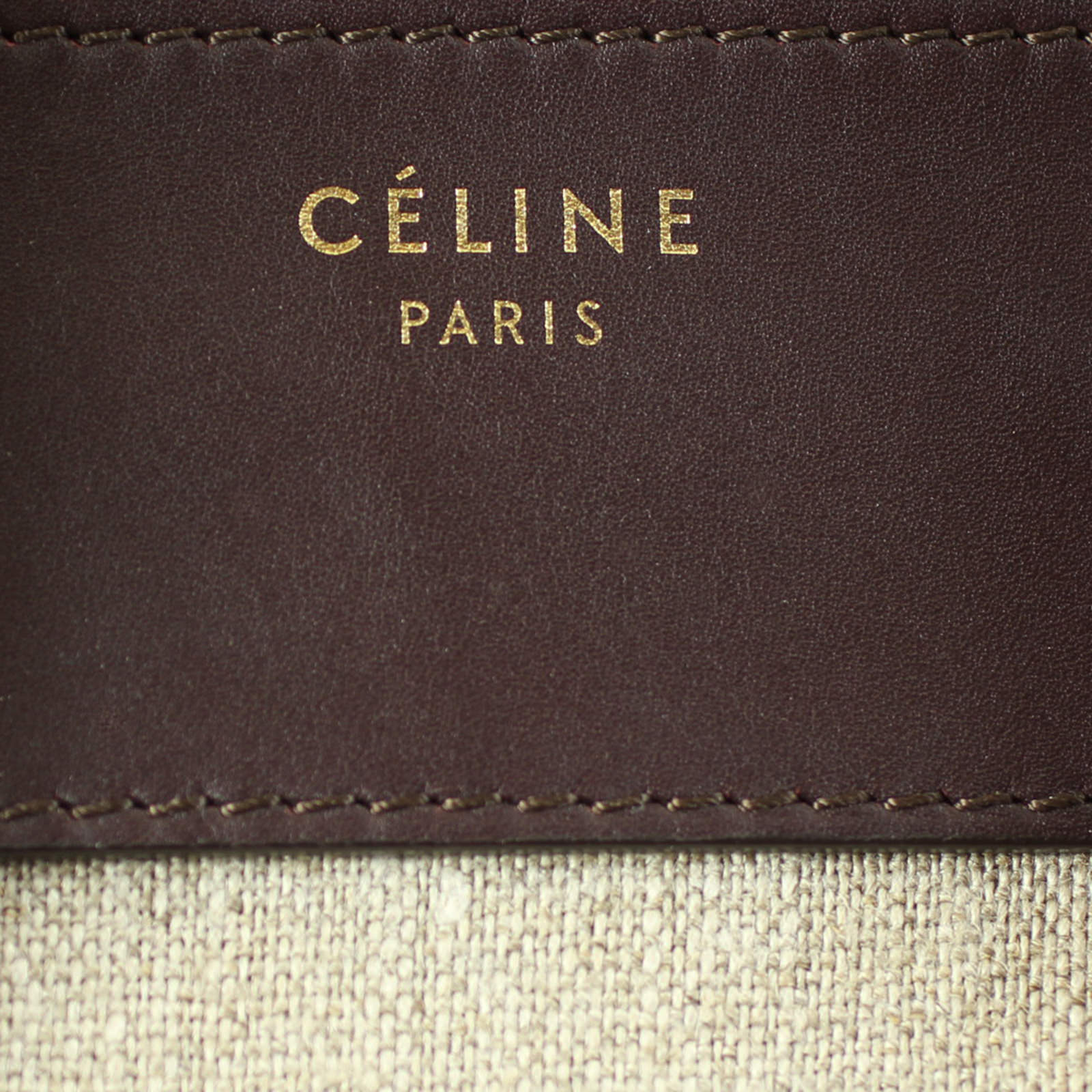 Celine Luggage Tote Mini Front Stamp