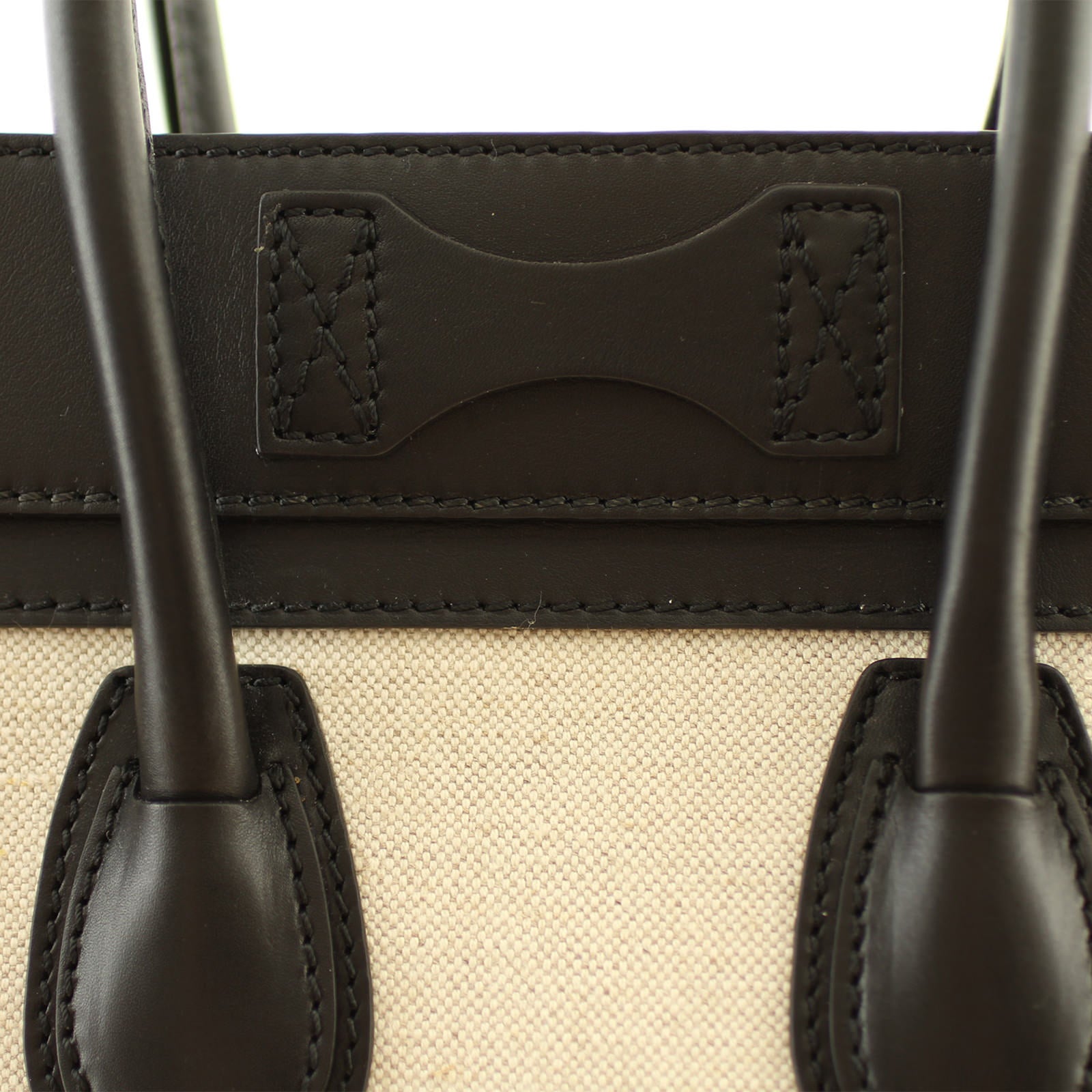 Celine Micro Luggage Tote Close Back