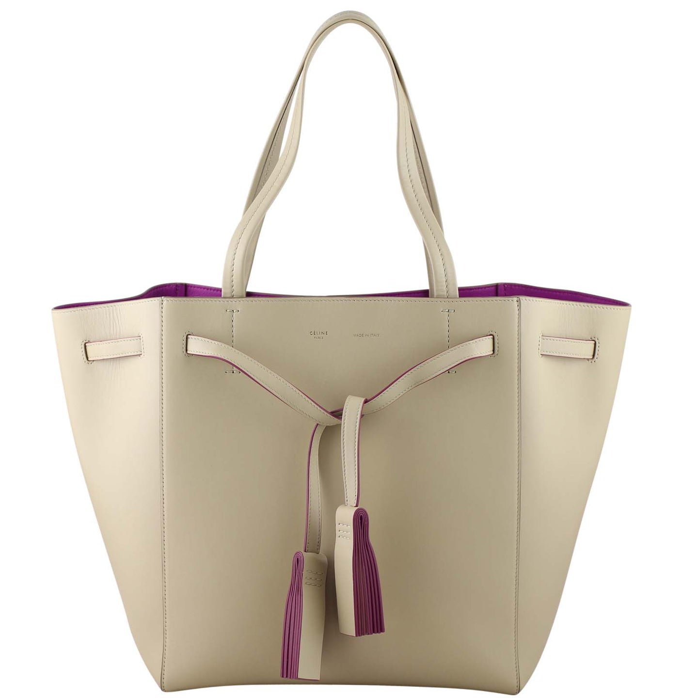 Celine Phantom Cabas Tassel Tote Small Front