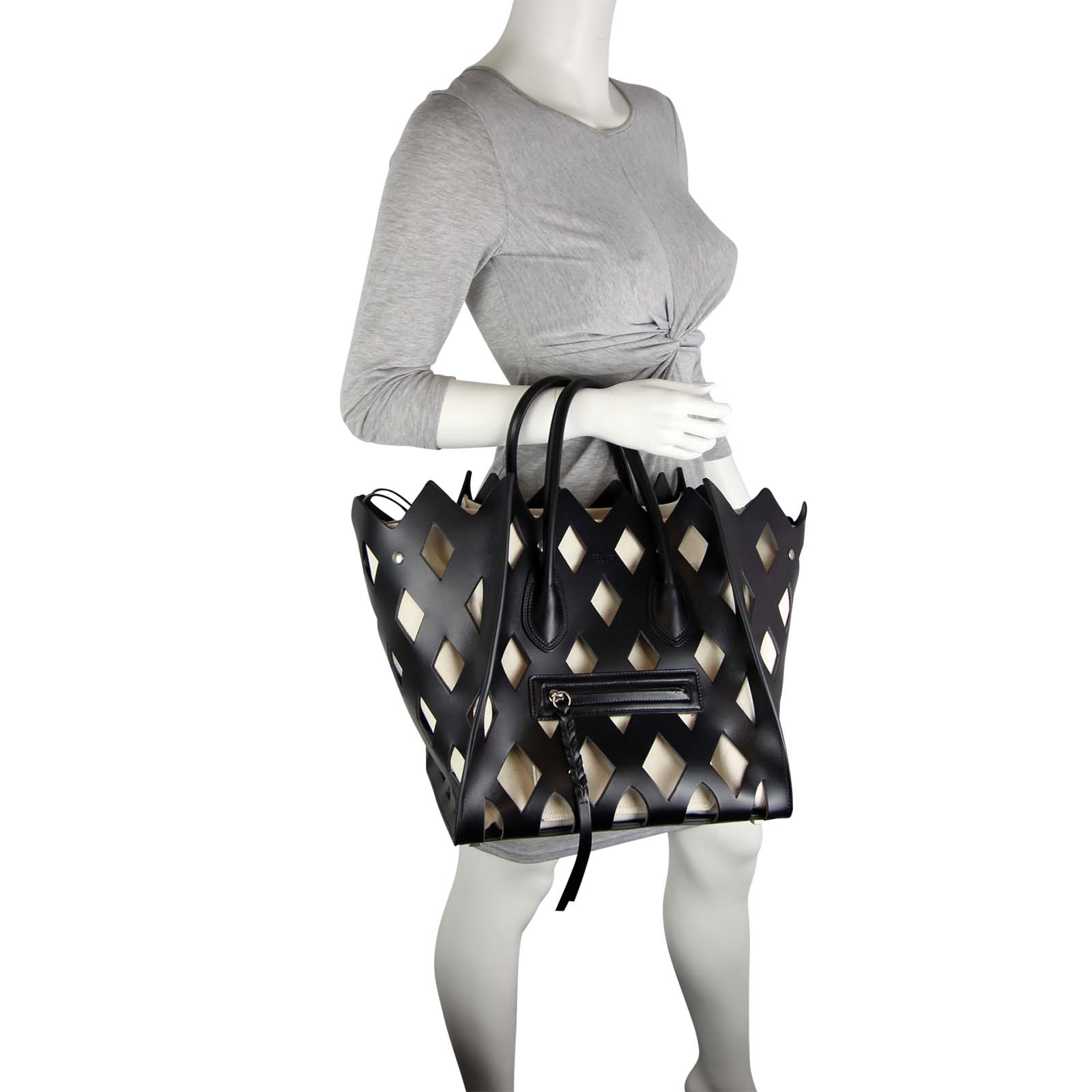 Celine Cutout Phantom Luggage Tote Medium mannequin