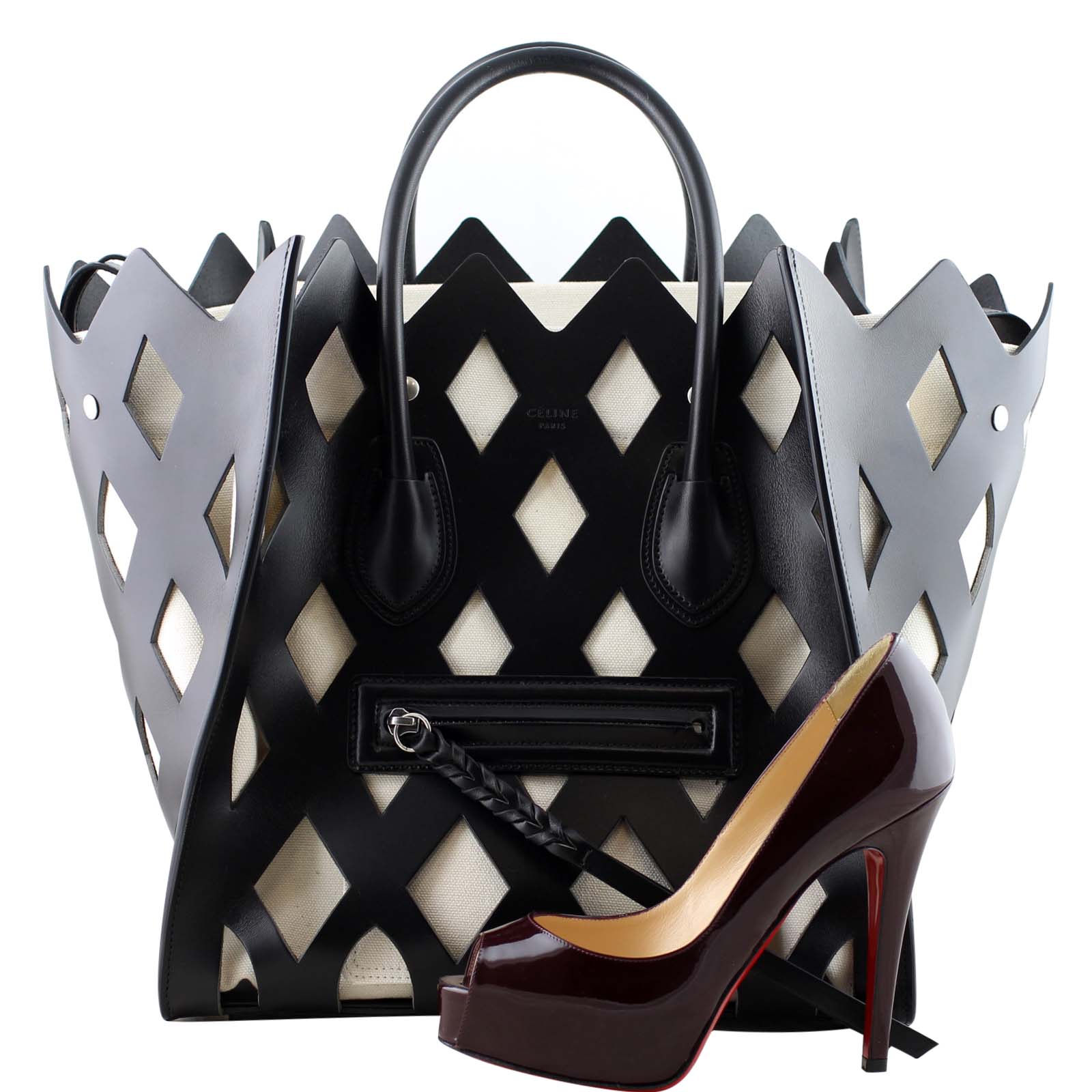 Celine Cutout Phantom Luggage Tote Medium shoe