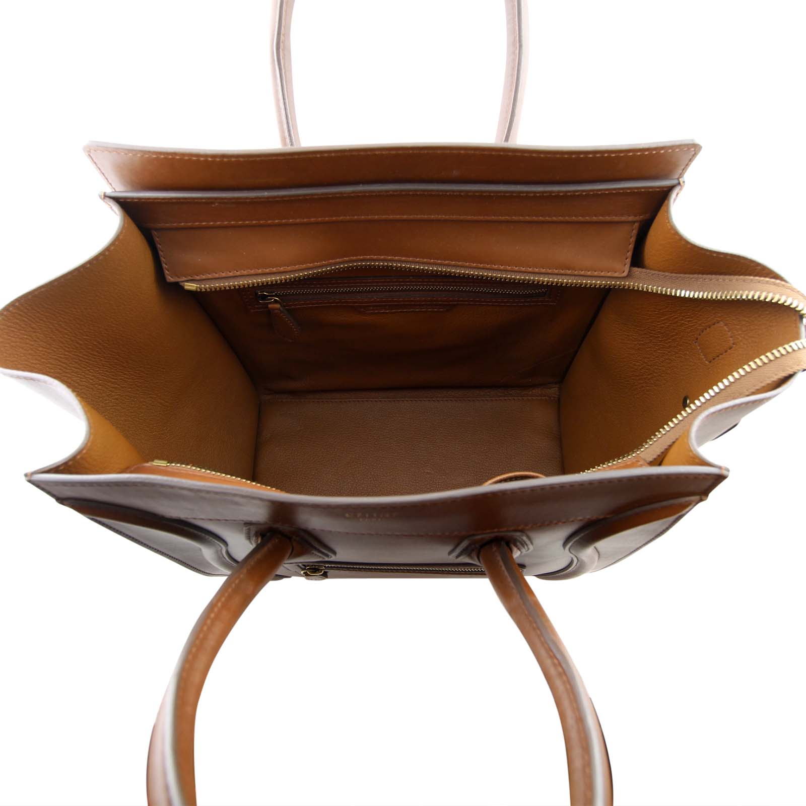 Celine Mini Luggage Tote Interior