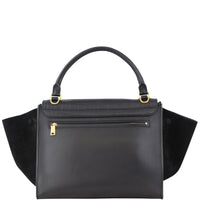 Celine Medium Trapeze Crocodile Embossed Back