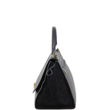 Celine Medium Trapeze Crocodile Embossed Left