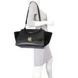 Celine Medium Trapeze Crocodile Embossed Mannequin