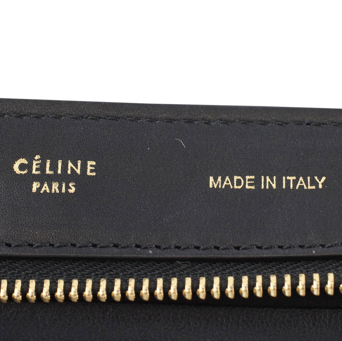 Celine Medium Trapeze Crocodile Embossed Stamp
