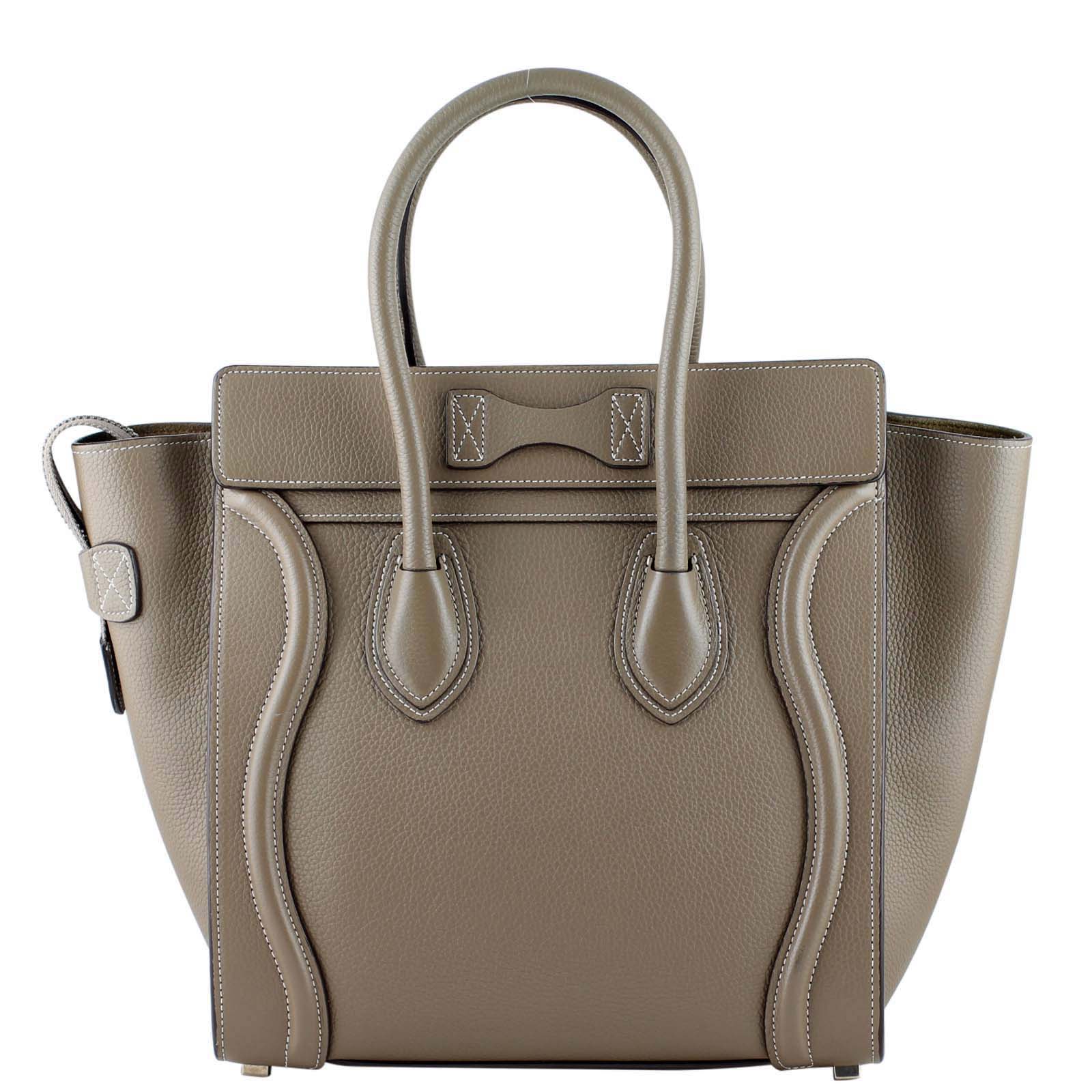 Celine Micro Luggage Tote Back
