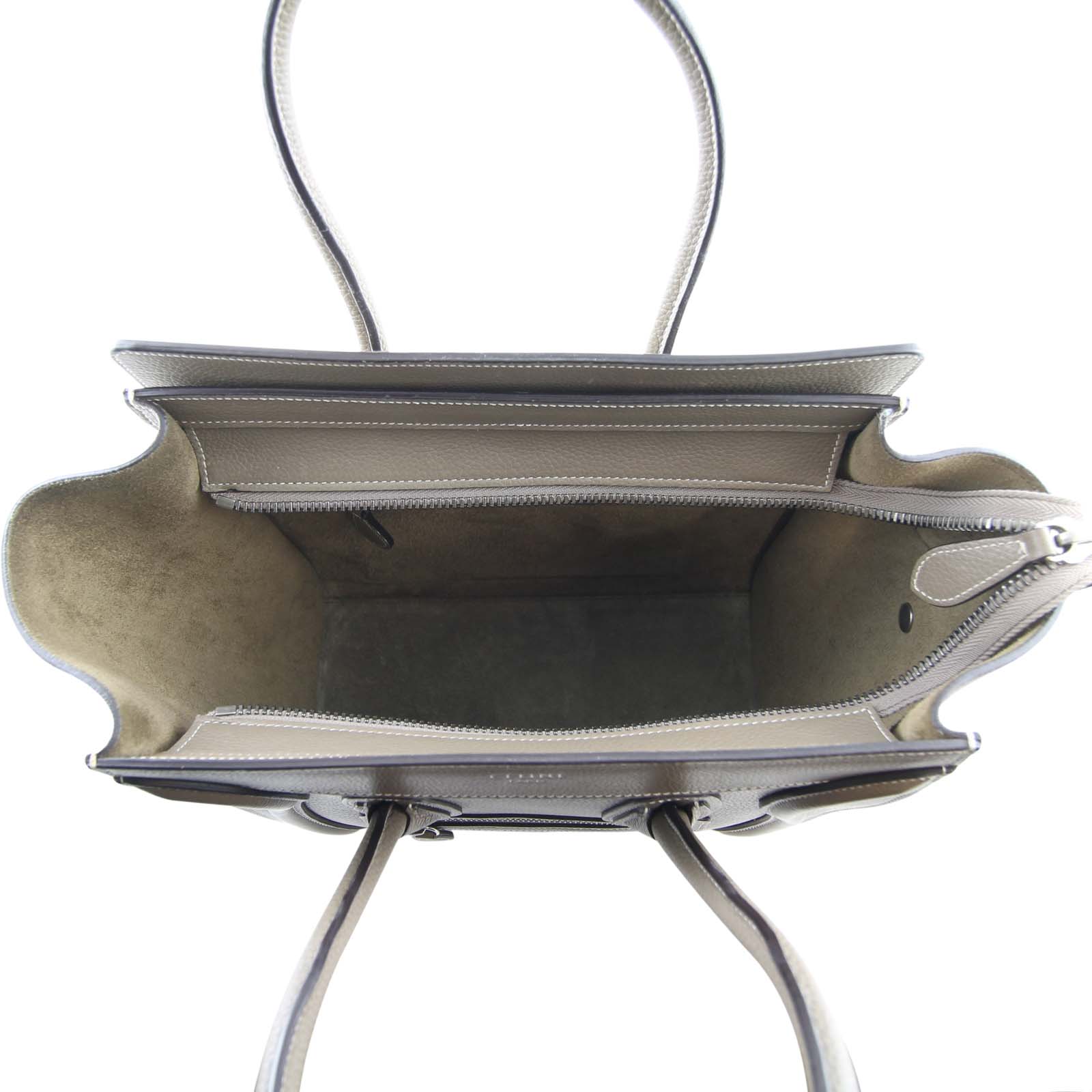 Celine Micro Luggage Tote Interior