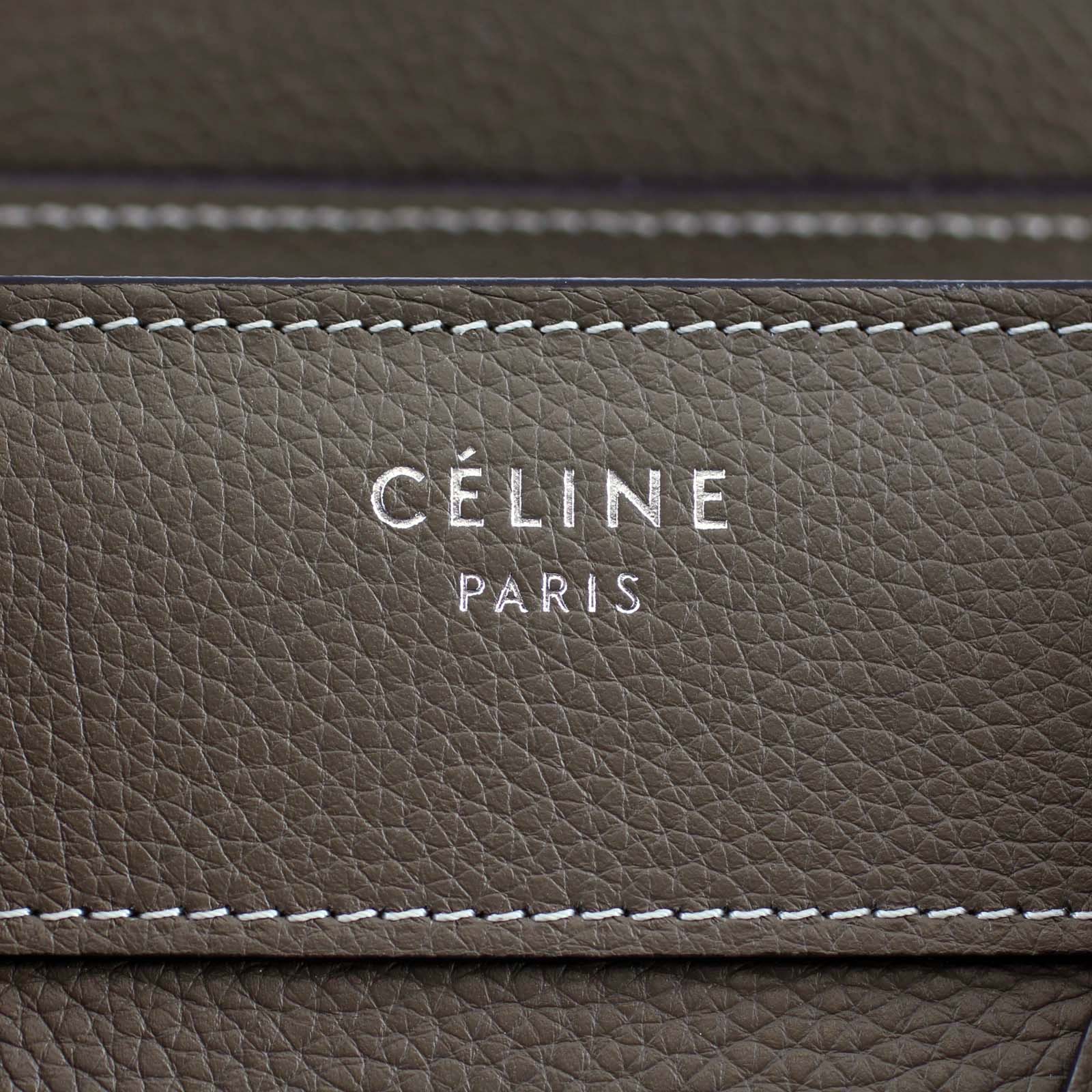 Celine Micro Luggage Tote Stamp