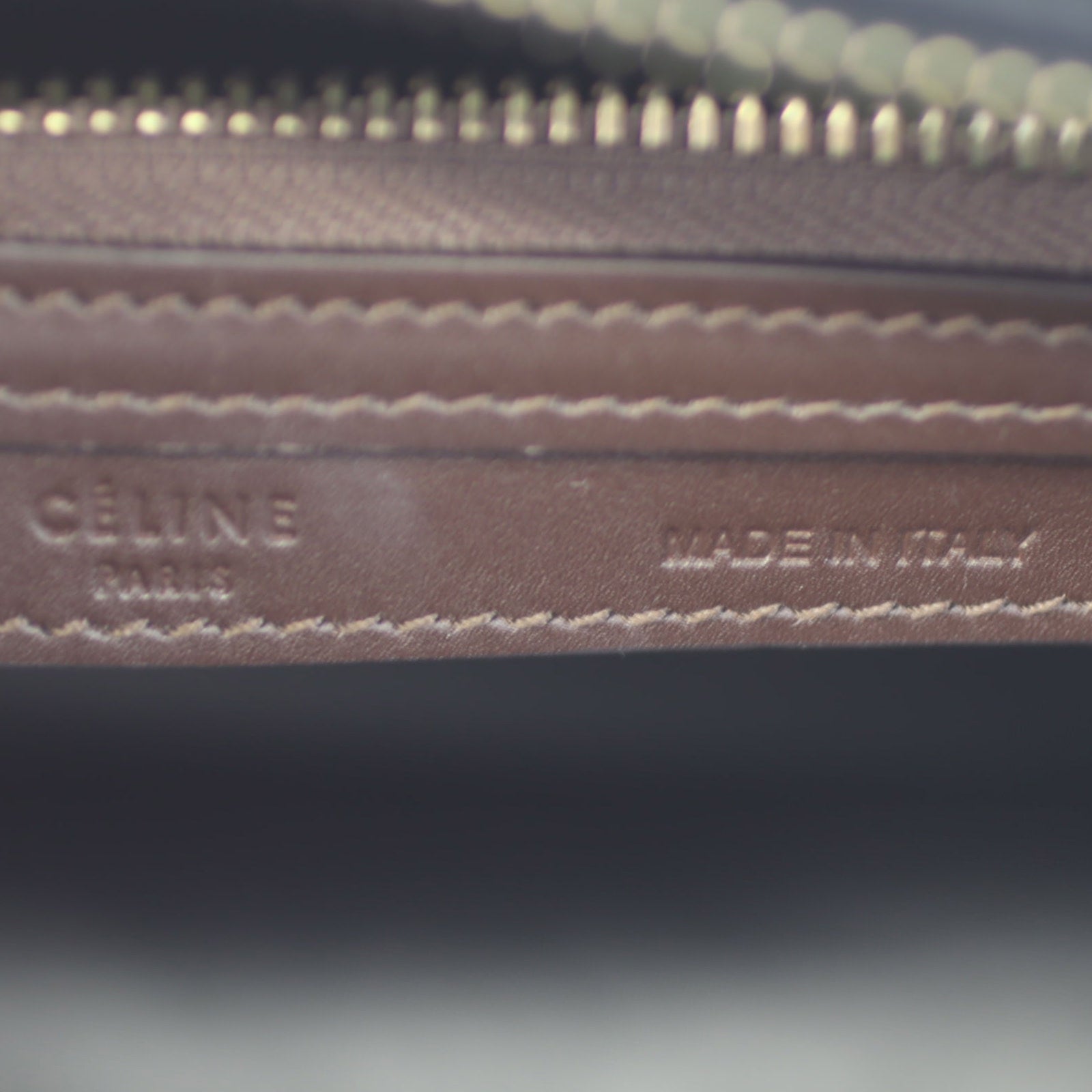 Celine Micro Luggage Tote Stamp