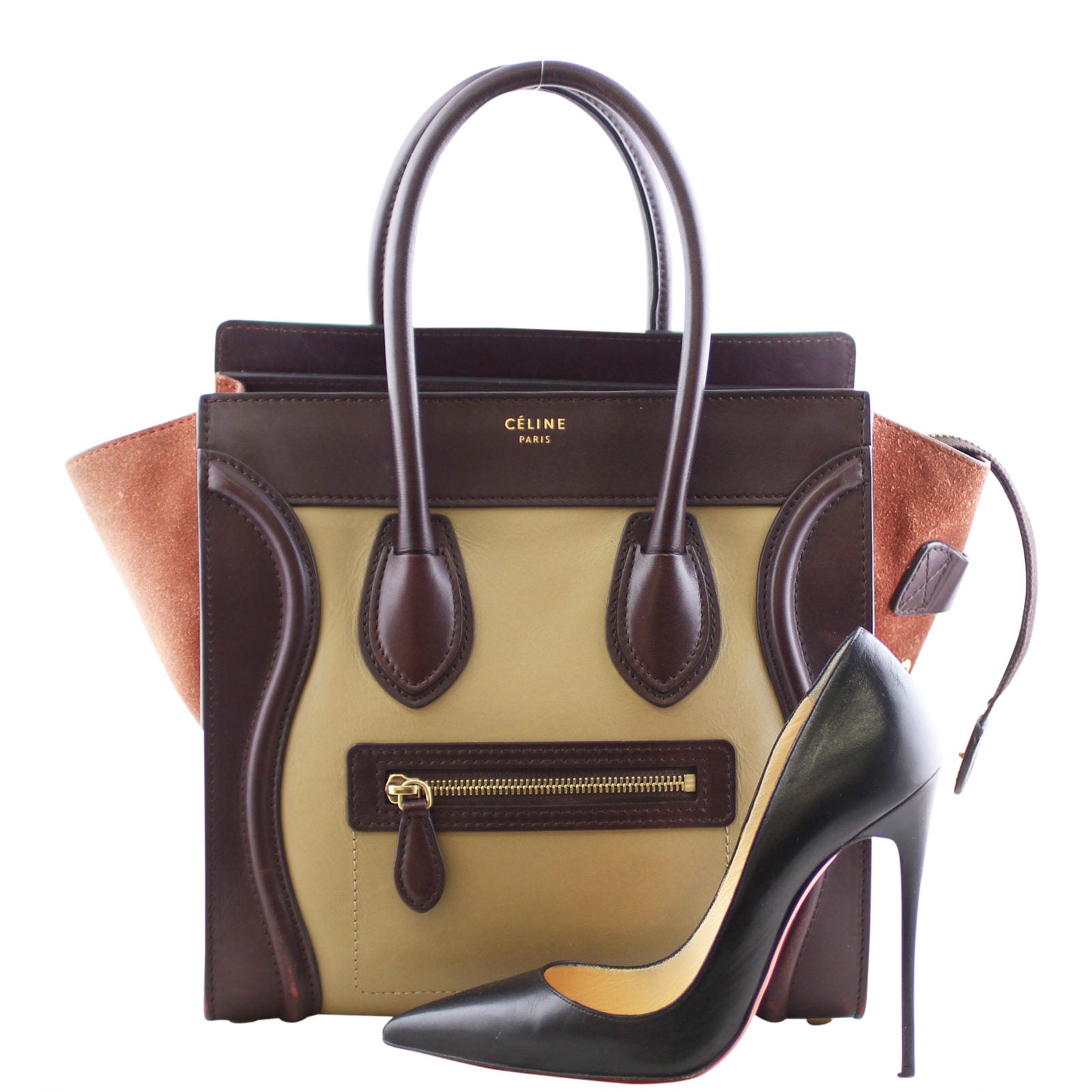 Celine Micro Luggage Tote Scale