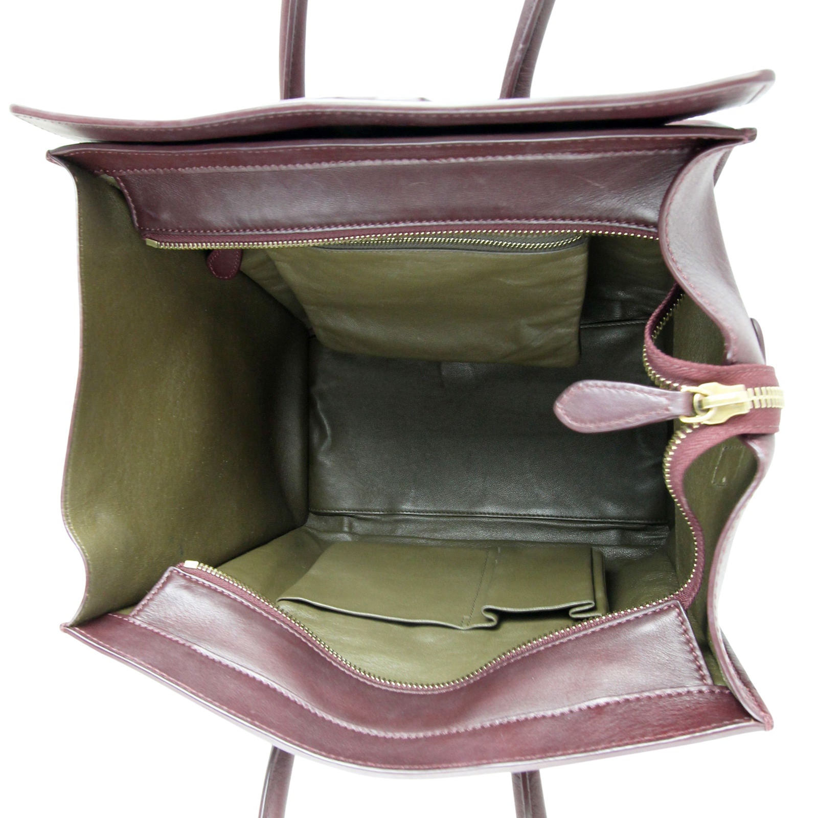 Celine Mini Luggage Interior 