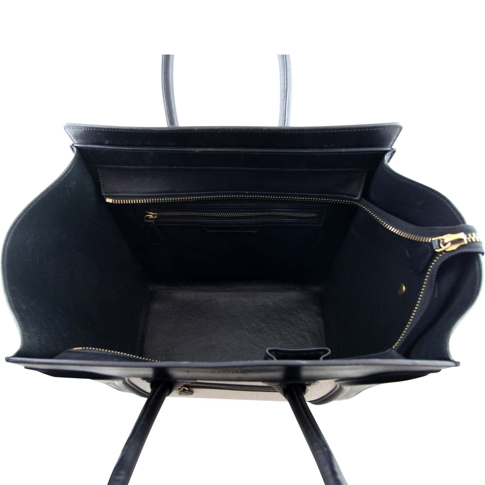 Celine Mini Luggage Tote  Interior