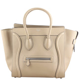 Celine Mini Luggage Tote Dune Front