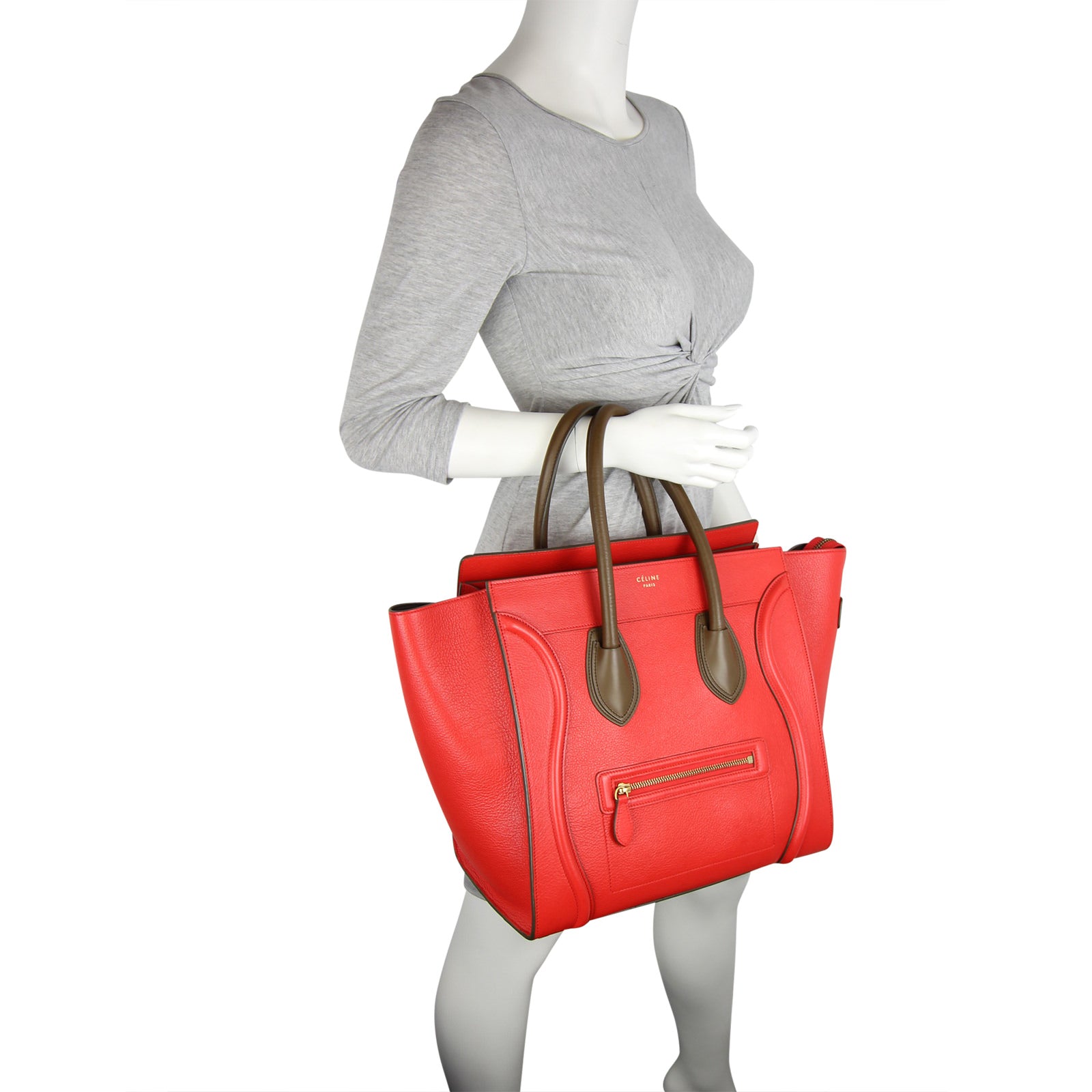 Celine Mini Luggage Tote mannequin