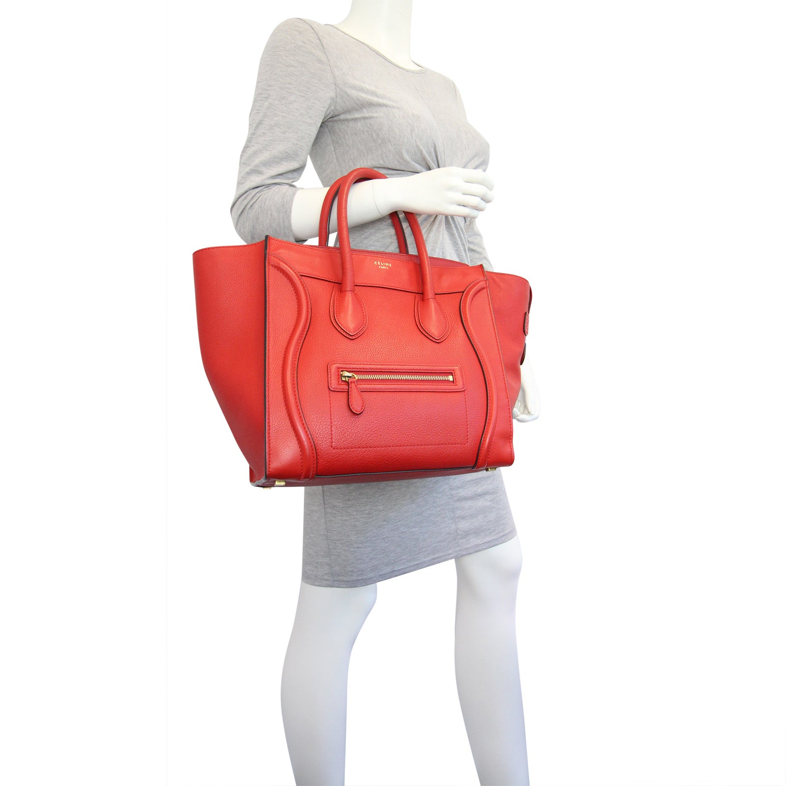 Celine Mini Luggage Tote mannequin