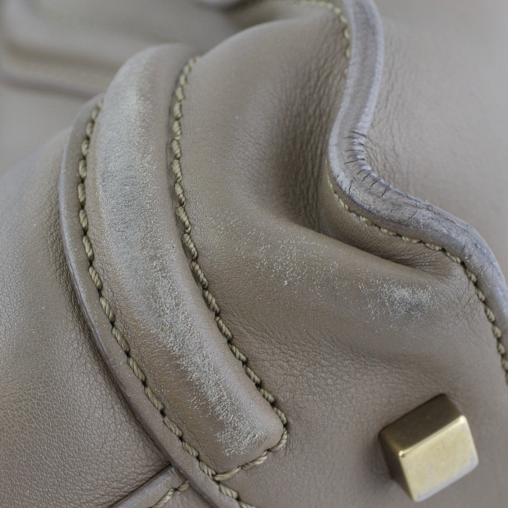 Celine Mini Luggage Tote Scratches