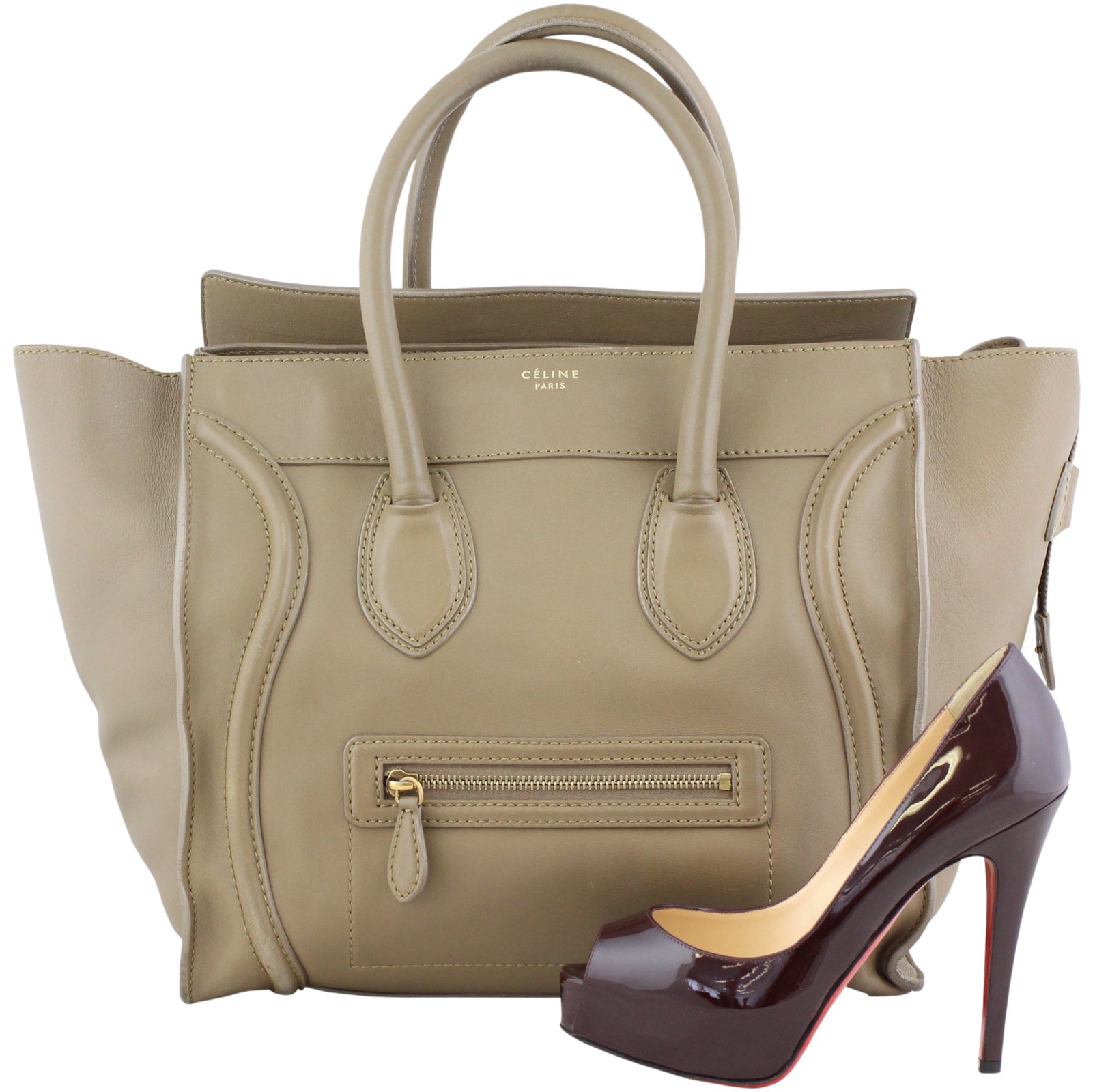 Celine Mini Luggage Tote Scale