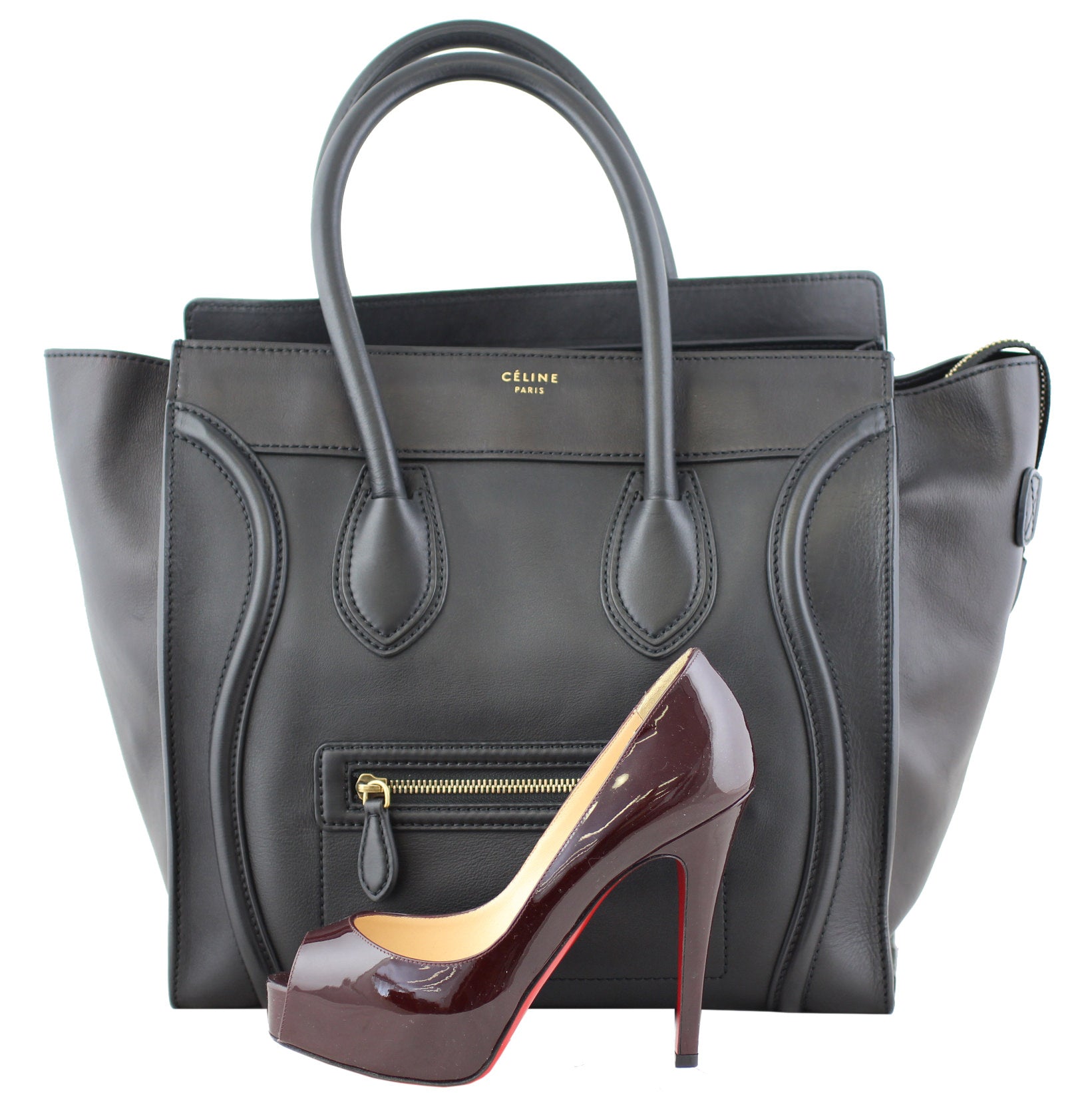 Celine Mini Luggage Tote Scale